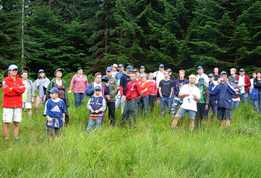 Uczestnicy Złazu na torfowiskach